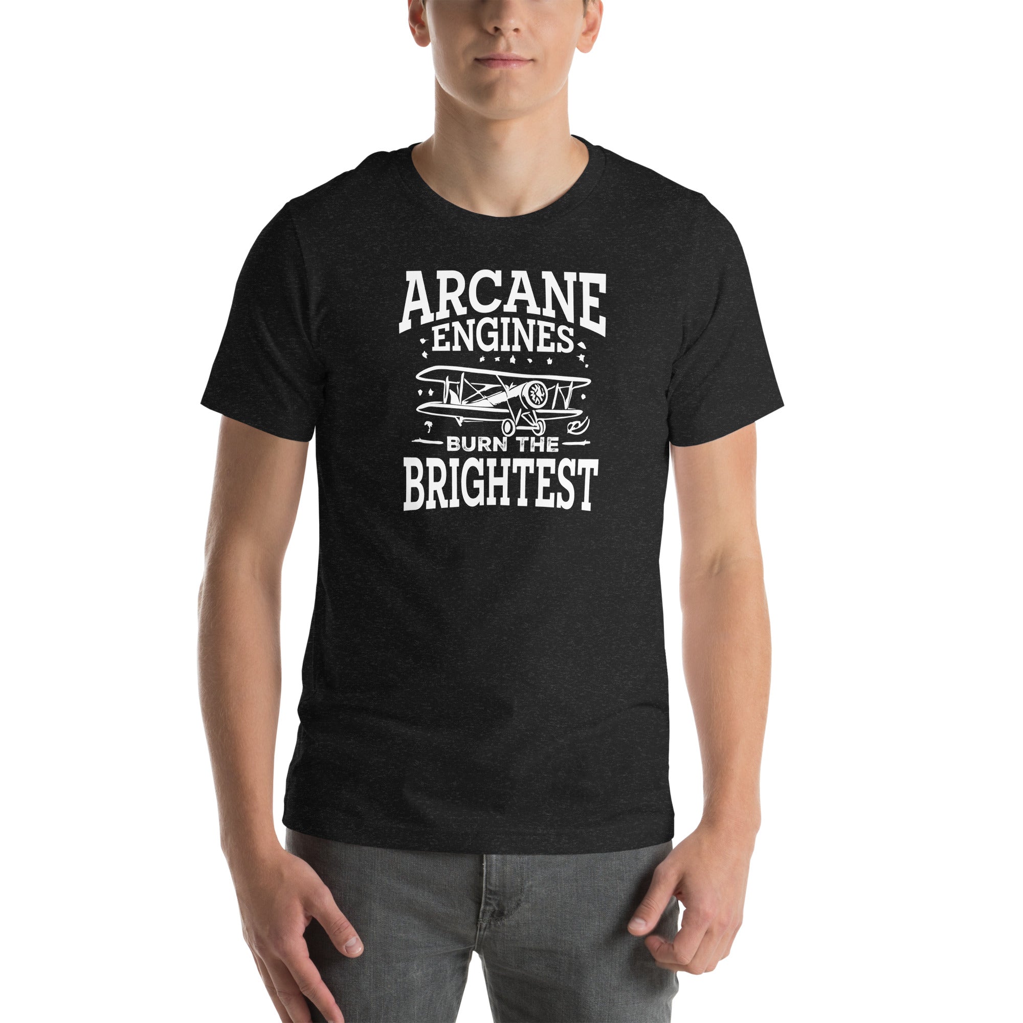Arcane Engines Light Logo Tee – Kenneth A. Baldwin Bookshop